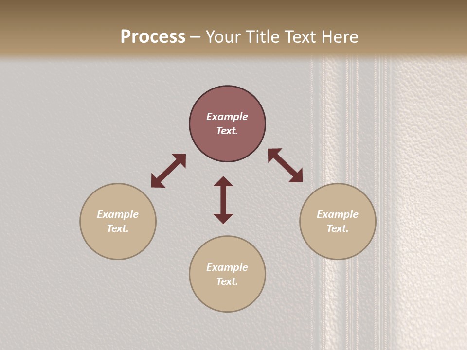 A Brown Leather Texture Powerpoint Presentation PowerPoint Template