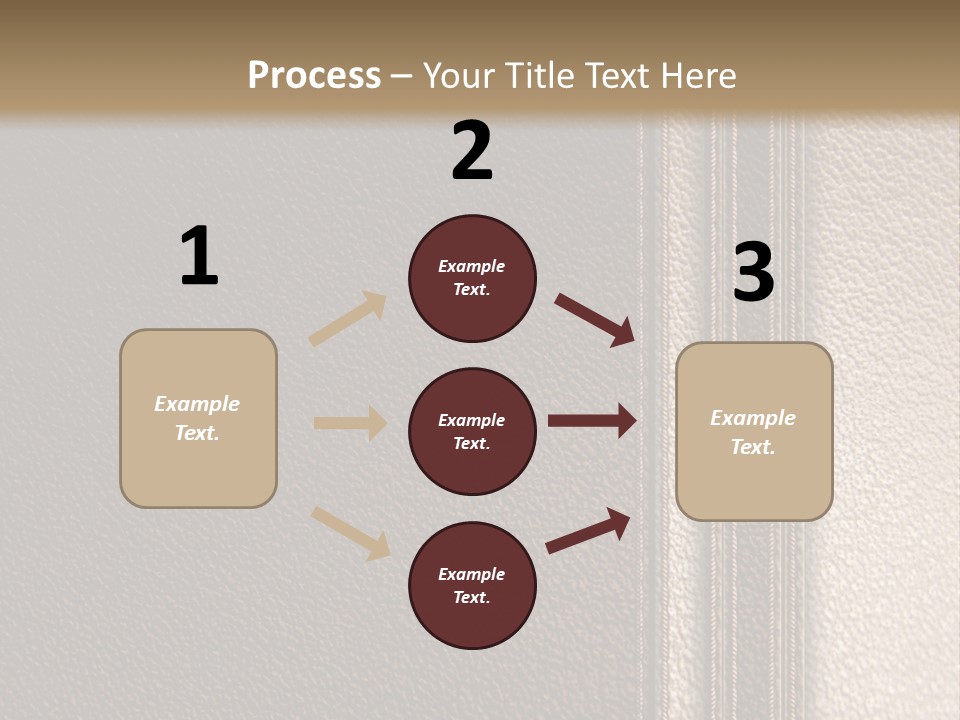 A Brown Leather Texture Powerpoint Presentation PowerPoint Template