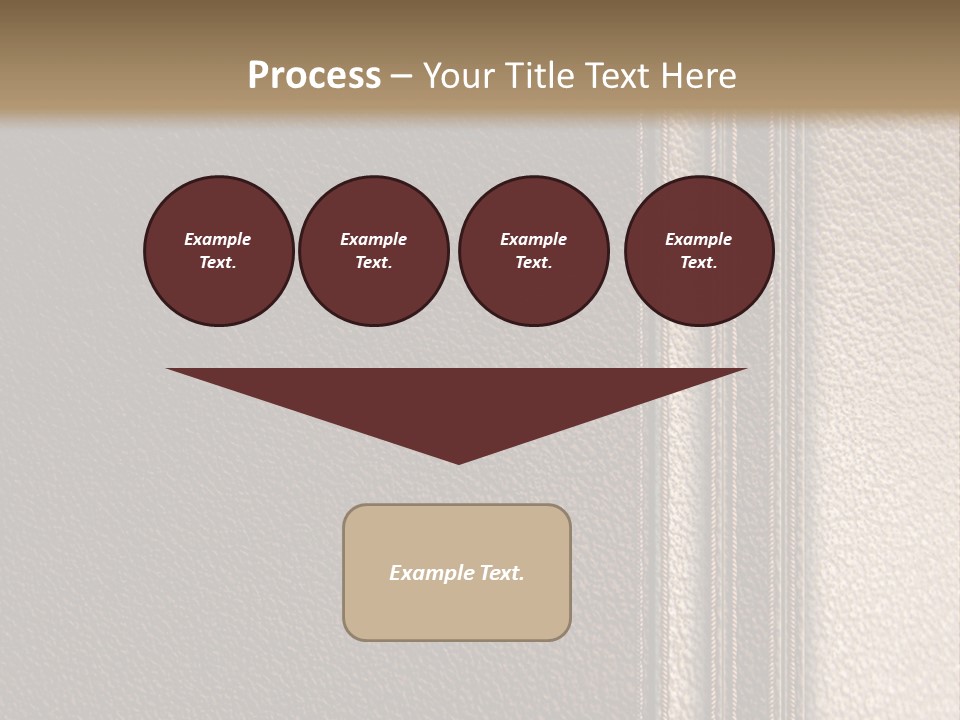 A Brown Leather Texture Powerpoint Presentation PowerPoint Template