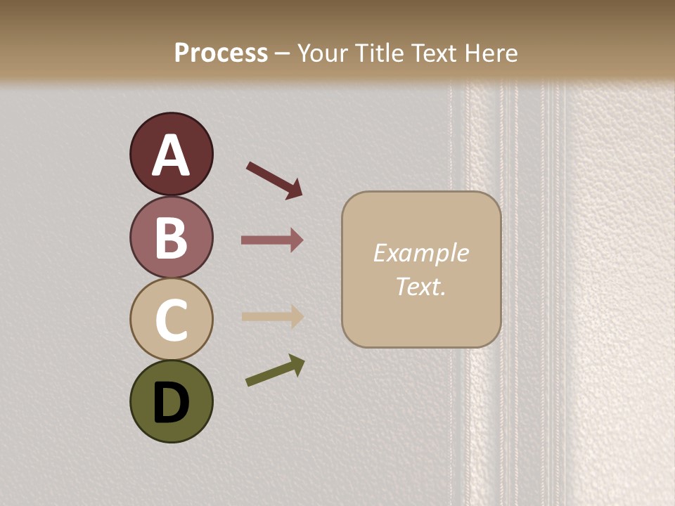 A Brown Leather Texture Powerpoint Presentation PowerPoint Template