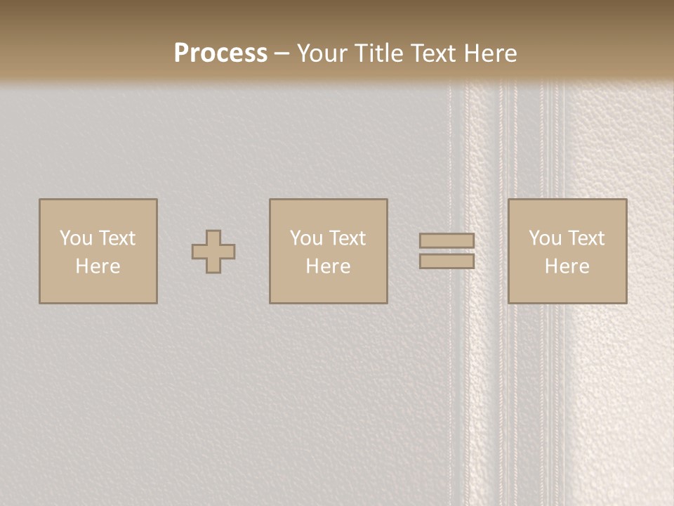 A Brown Leather Texture Powerpoint Presentation PowerPoint Template