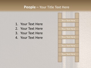 A Brown Leather Texture Powerpoint Presentation PowerPoint Template