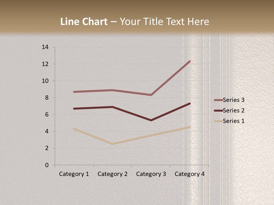 A Brown Leather Texture Powerpoint Presentation PowerPoint Template