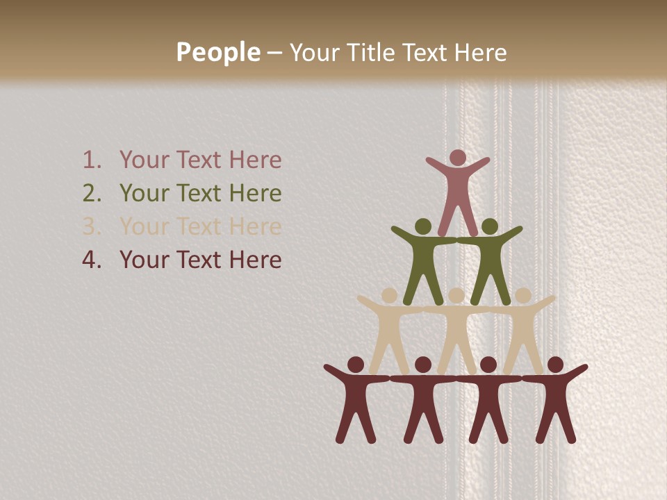 A Brown Leather Texture Powerpoint Presentation PowerPoint Template