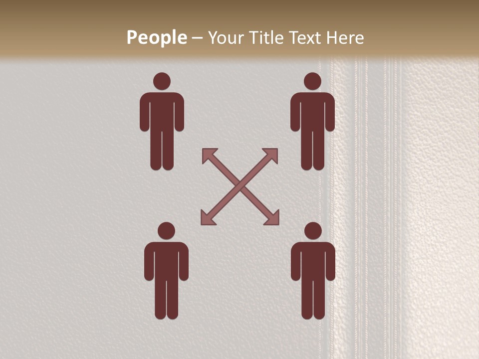 A Brown Leather Texture Powerpoint Presentation PowerPoint Template