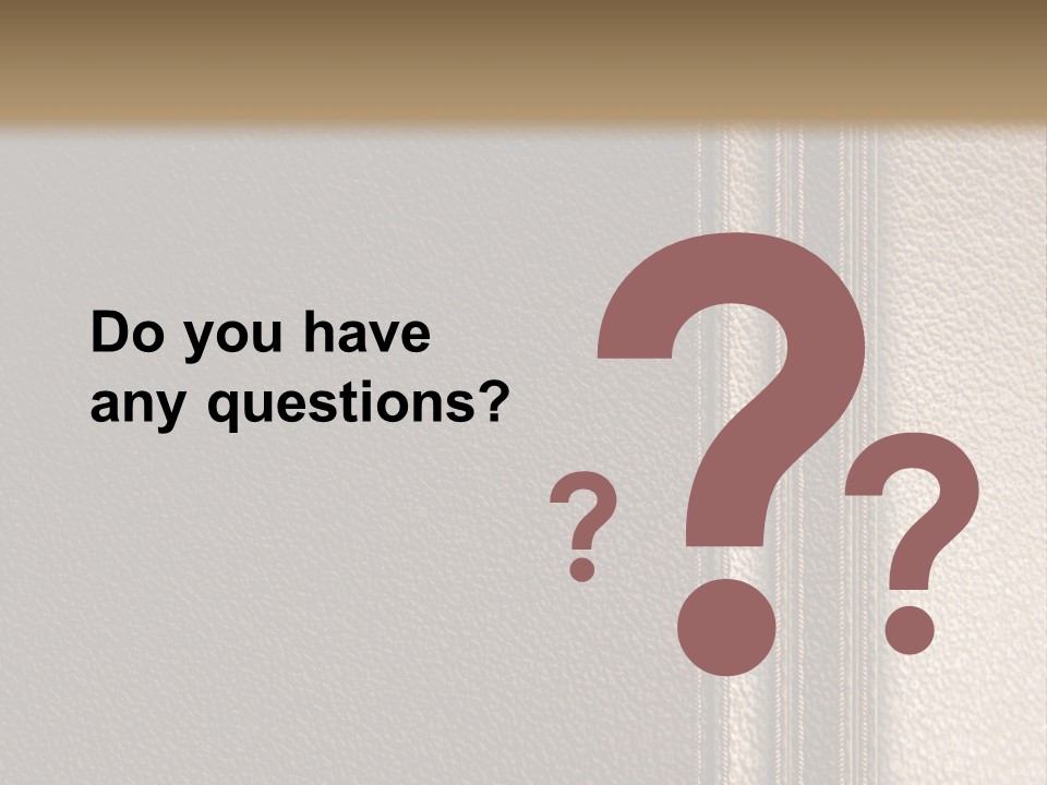 A Brown Leather Texture Powerpoint Presentation PowerPoint Template