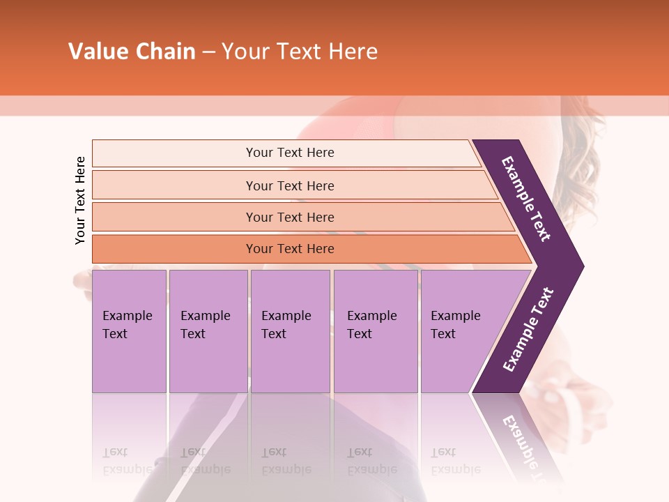 A Woman Measuring Her Waist With A Tape PowerPoint Template