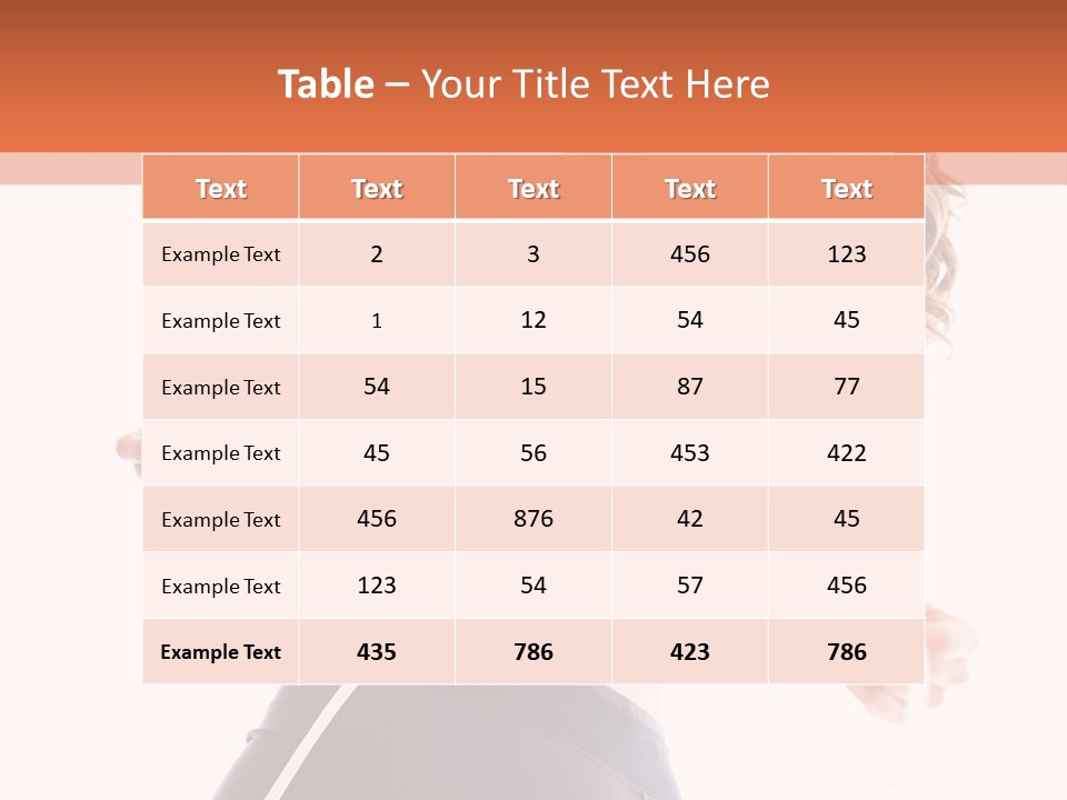 A Woman Measuring Her Waist With A Tape PowerPoint Template