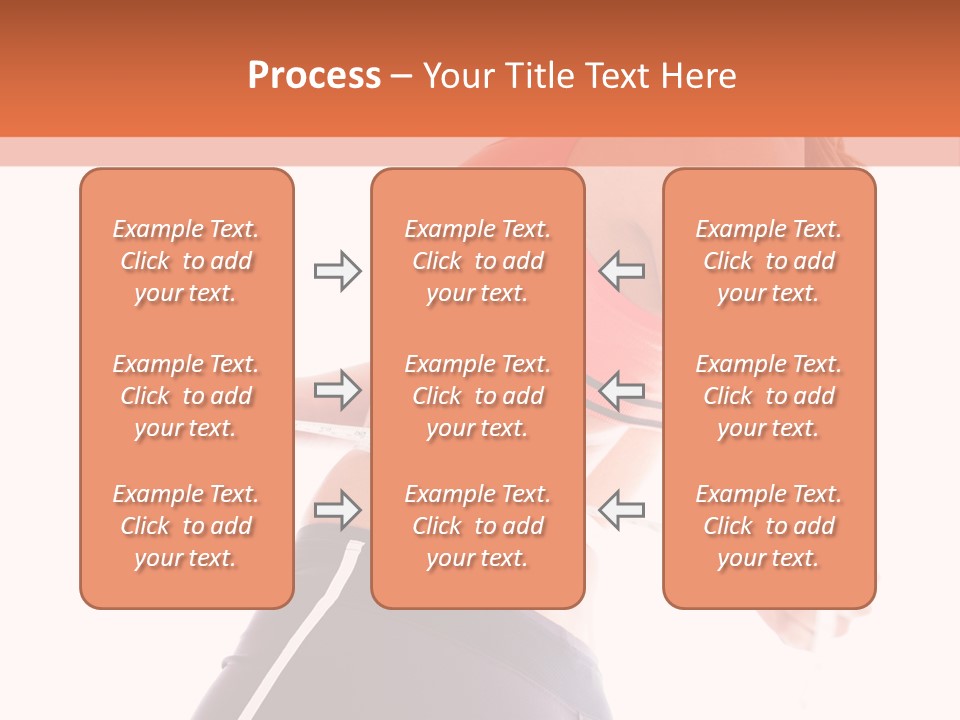 A Woman Measuring Her Waist With A Tape PowerPoint Template