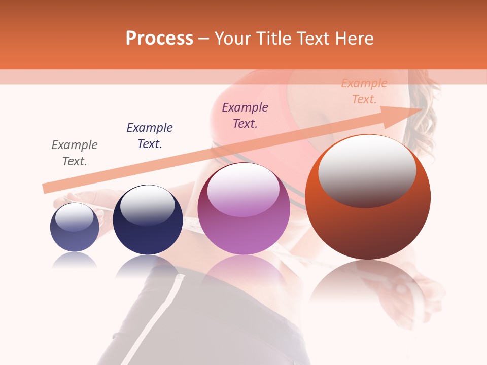 A Woman Measuring Her Waist With A Tape PowerPoint Template