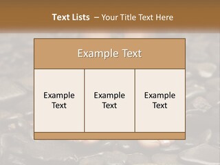 A Woman's Bare Feet On Rocks With A Name Plate PowerPoint Template