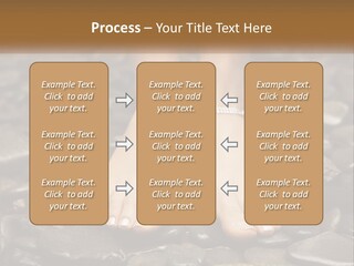 A Woman's Bare Feet On Rocks With A Name Plate PowerPoint Template