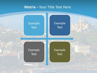 A Large Body Of Water With A City In The Background PowerPoint Template