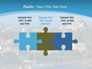 A Large Body Of Water With A City In The Background PowerPoint Template