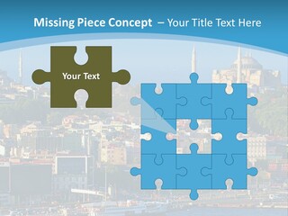 A Large Body Of Water With A City In The Background PowerPoint Template