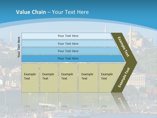 A Large Body Of Water With A City In The Background PowerPoint Template