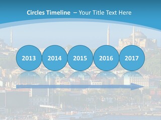 A Large Body Of Water With A City In The Background PowerPoint Template