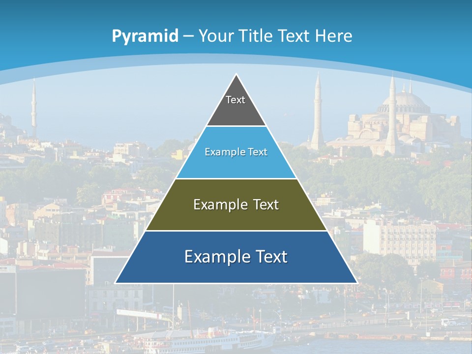 A Large Body Of Water With A City In The Background PowerPoint Template