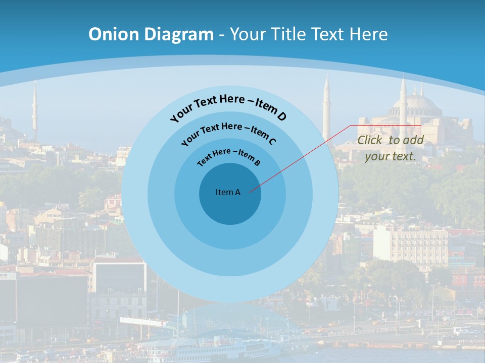 A Large Body Of Water With A City In The Background PowerPoint Template