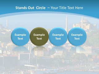 A Large Body Of Water With A City In The Background PowerPoint Template