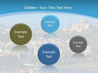 A Large Body Of Water With A City In The Background PowerPoint Template