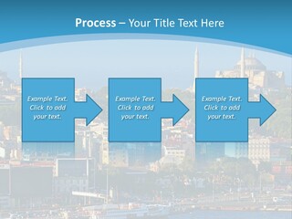 A Large Body Of Water With A City In The Background PowerPoint Template