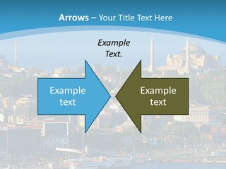 A Large Body Of Water With A City In The Background PowerPoint Template