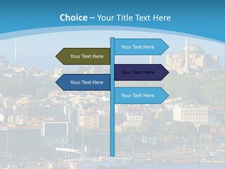 A Large Body Of Water With A City In The Background PowerPoint Template
