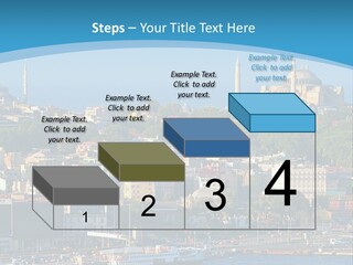 A Large Body Of Water With A City In The Background PowerPoint Template