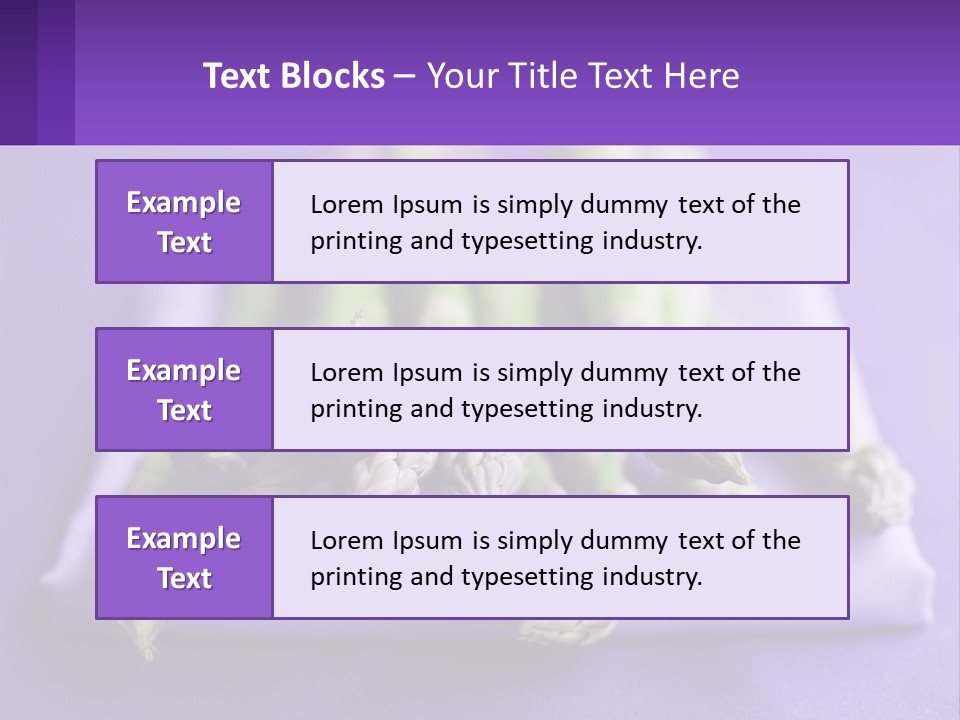 A Bunch Of Green Asparagus On A Purple Surface PowerPoint Template