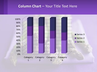 A Bunch Of Green Asparagus On A Purple Surface PowerPoint Template