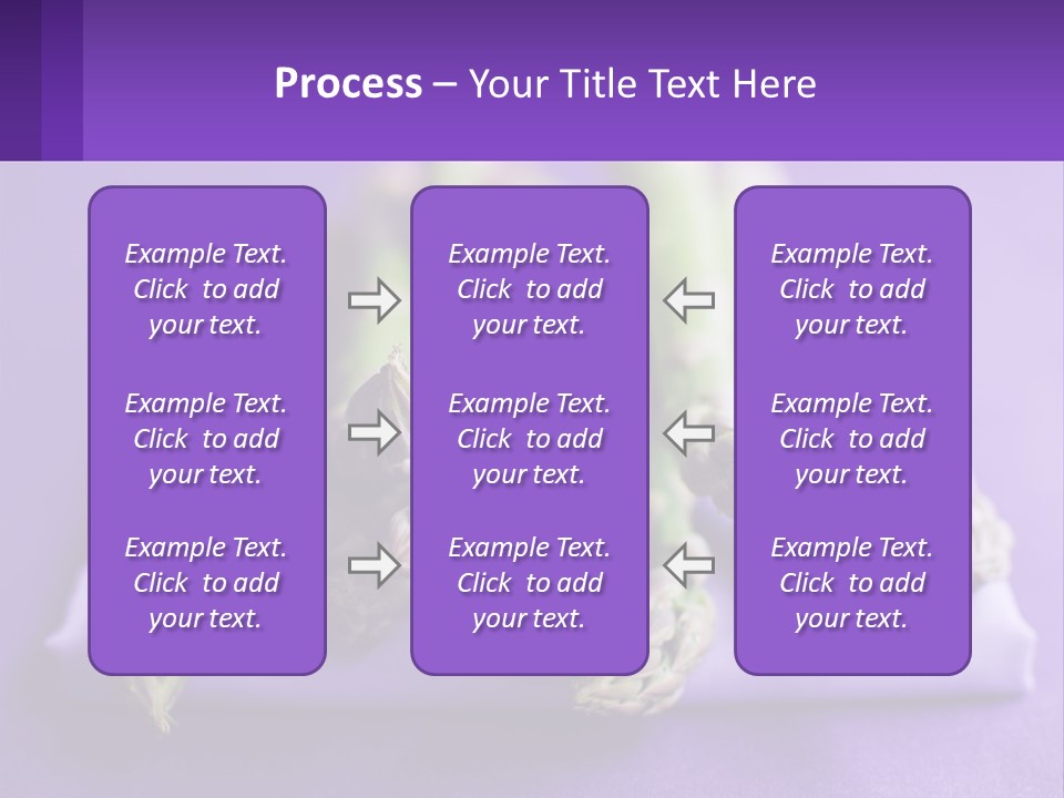 A Bunch Of Green Asparagus On A Purple Surface PowerPoint Template