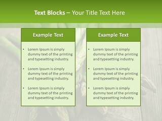 A Pile Of Asparagus On A Wooden Table PowerPoint Template