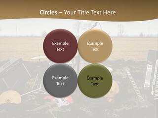 A Musical Instrument In The Middle Of A Field PowerPoint Template