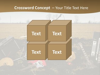A Musical Instrument In The Middle Of A Field PowerPoint Template