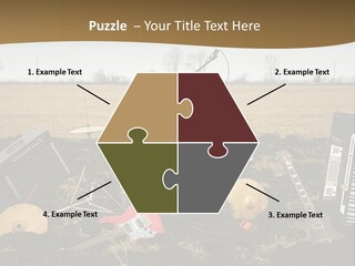 A Musical Instrument In The Middle Of A Field PowerPoint Template