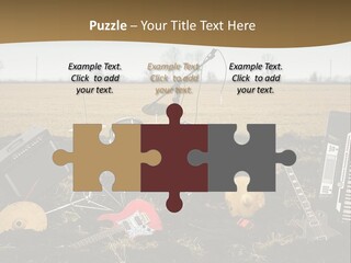 A Musical Instrument In The Middle Of A Field PowerPoint Template