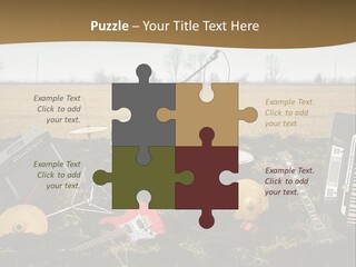 A Musical Instrument In The Middle Of A Field PowerPoint Template