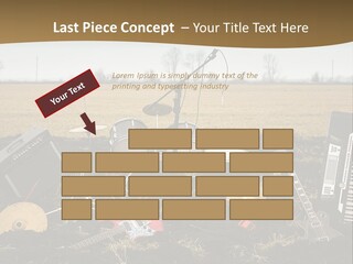 A Musical Instrument In The Middle Of A Field PowerPoint Template