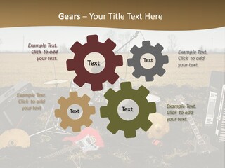 A Musical Instrument In The Middle Of A Field PowerPoint Template