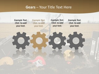 A Musical Instrument In The Middle Of A Field PowerPoint Template