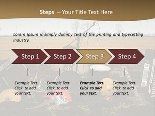A Musical Instrument In The Middle Of A Field PowerPoint Template