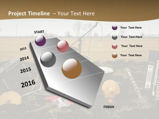 A Musical Instrument In The Middle Of A Field PowerPoint Template