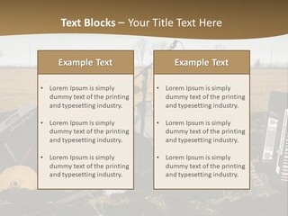 A Musical Instrument In The Middle Of A Field PowerPoint Template