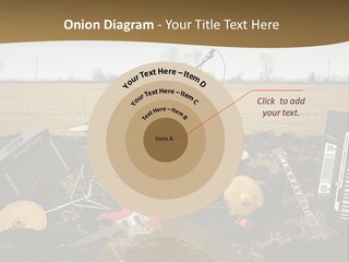 A Musical Instrument In The Middle Of A Field PowerPoint Template