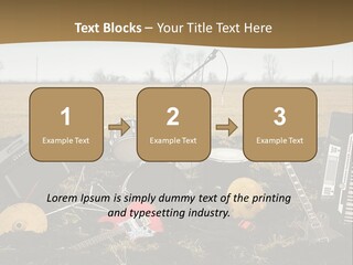 A Musical Instrument In The Middle Of A Field PowerPoint Template