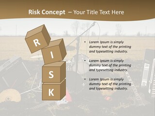 A Musical Instrument In The Middle Of A Field PowerPoint Template