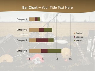 A Musical Instrument In The Middle Of A Field PowerPoint Template
