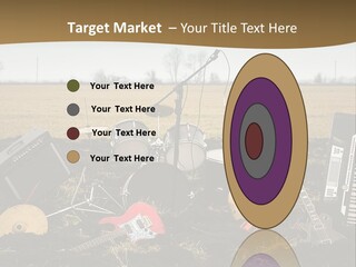 A Musical Instrument In The Middle Of A Field PowerPoint Template