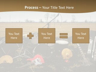 A Musical Instrument In The Middle Of A Field PowerPoint Template